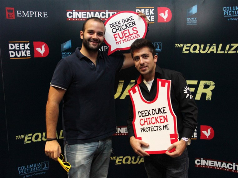Deek Duke Avant Premiere of The Equalizer
